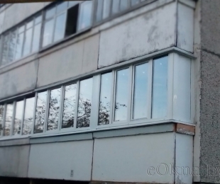 Балконная рама из ПВХ. Минск. №9