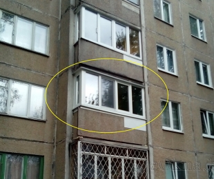 Балконная рама из ПВХ. Минск. №2